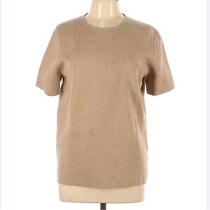 COS women’s tan 100% cotton top S